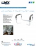 Product Sheet - Adjustable Toilet Safety Rail